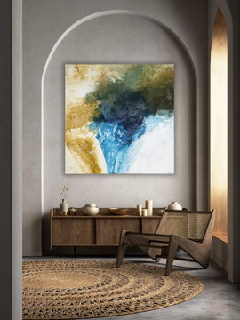 CRYSTAL - Canvas Painting by NOVOCUADRO ART COMPANY - view 3